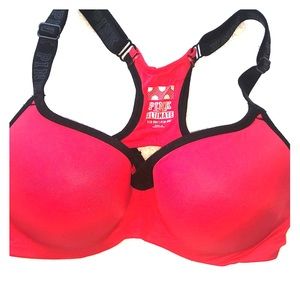 Pink Ultimate Push-Up Sports bra - Small D-DD